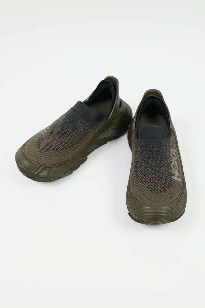 Hoka Restore Tc Dark Olive (HOKA er litt liten – ta en størrelse opp.)