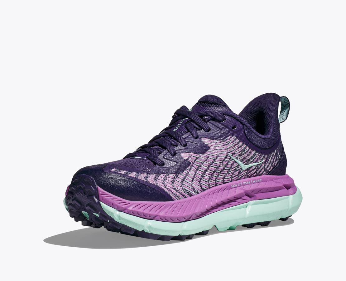 Hoka Mafate Speed 4 Night Sky Orchid Flower (HOKA er litt liten – ta en størrelse opp.)