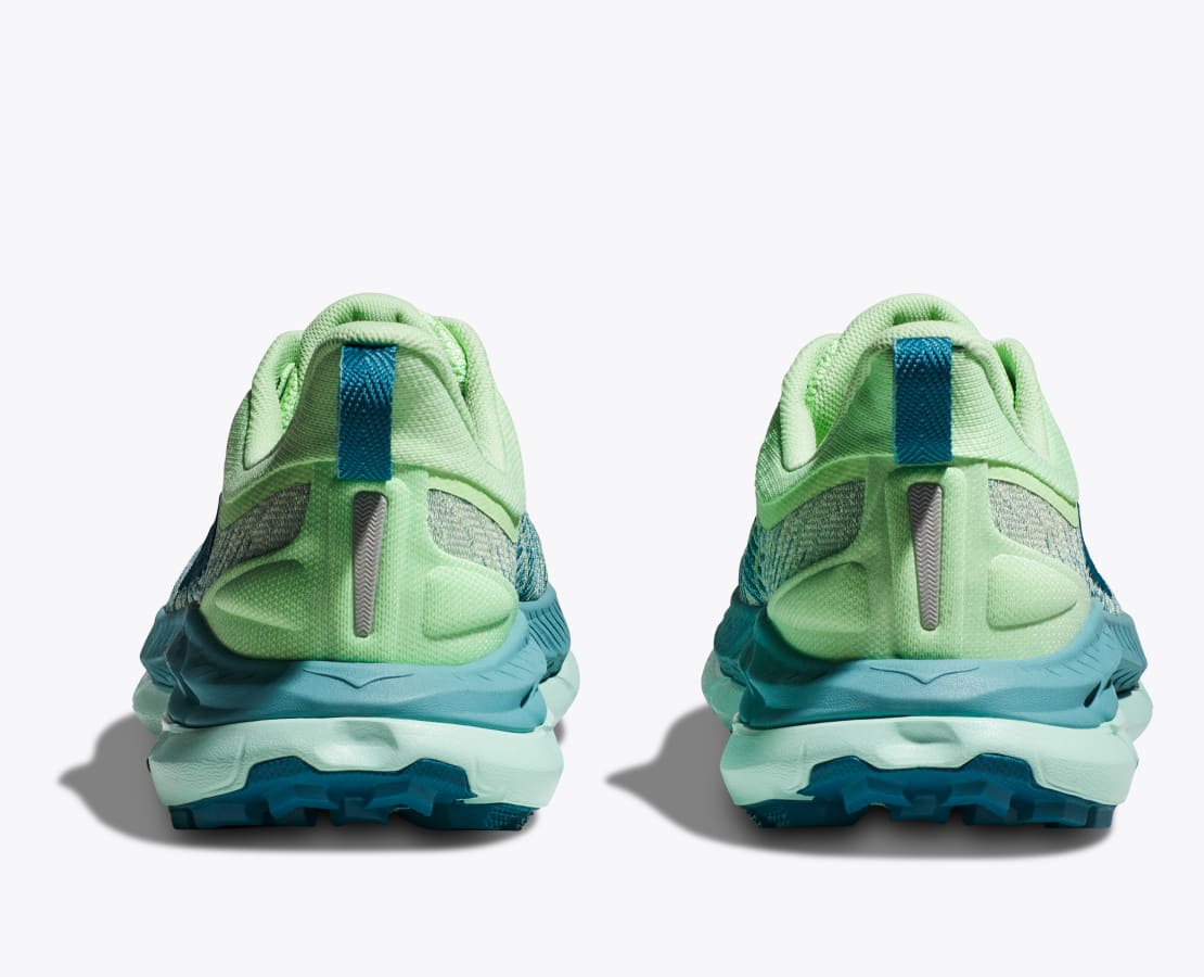 Hoka Mafate Speed 4 Lime Glow Ocean Mist (HOKA er litt liten – ta en størrelse opp.)