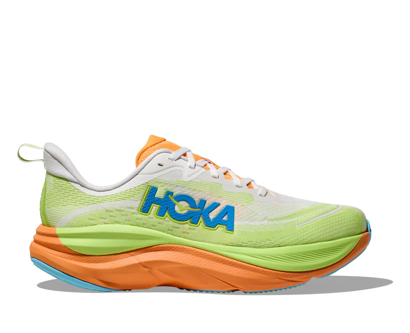 Hoka M SKYFLOW Frost / Solar Flare (HOKA er litt liten – ta en størrelse opp.)