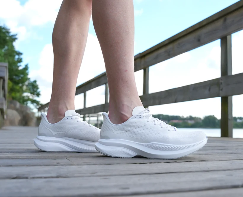 Hoka M MACH 6 LA White / White (HOKA er litt liten – ta en størrelse opp.)