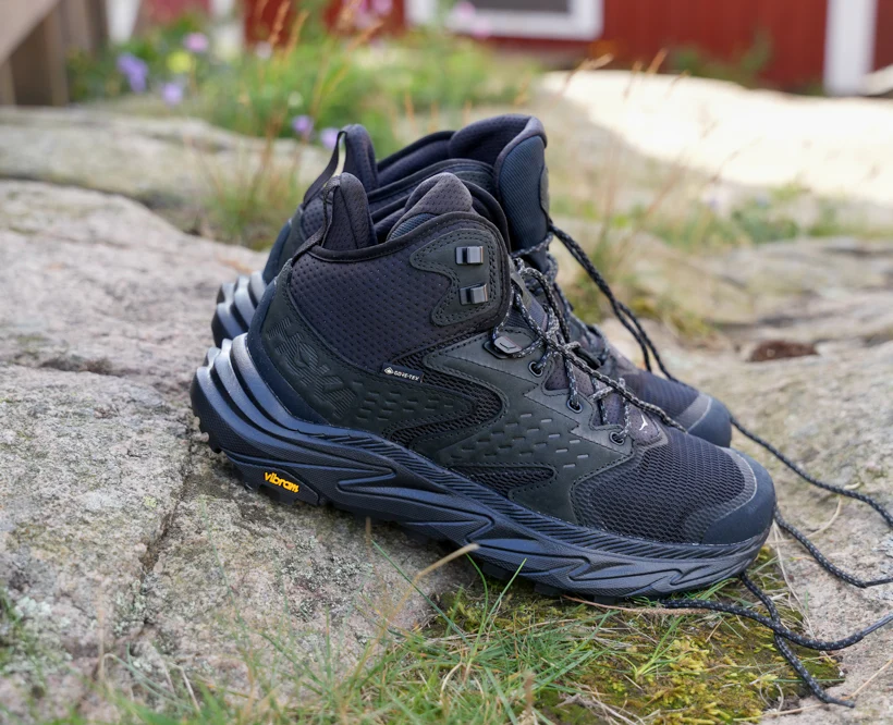 Hoka W ANACAPA 2 MID GTX WIDE Black / Black (HOKA er litt liten – ta en størrelse opp.)