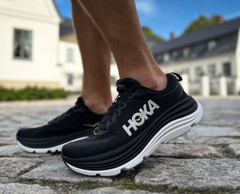 Hoka M GAVIOTA 5 WIDE Black / White (HOKA er litt liten – ta en størrelse opp.)