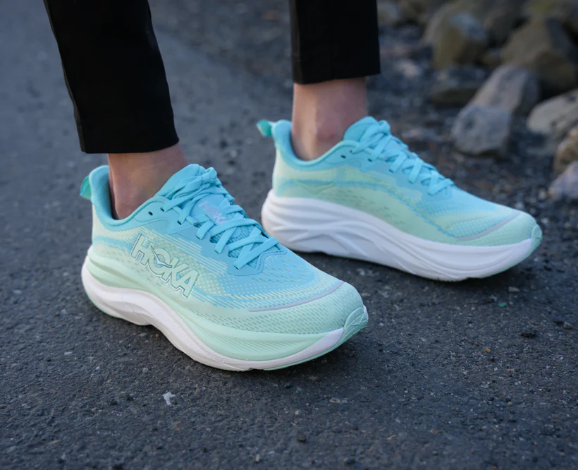 Hoka W SKYFLOW Cielo Blue / Mint Fluorite (HOKA er litt liten – ta en størrelse opp.)