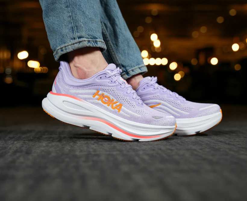 Hoka W BONDI 9 Aster Flower / Starlight Glow (HOKA er litt liten – ta en størrelse opp.)