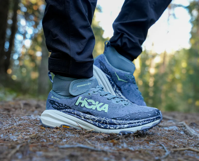 Hoka W SPEEDGOAT 6 MID GTX Mountain Fog / Droplet (HOKA er litt liten – ta en størrelse opp.)