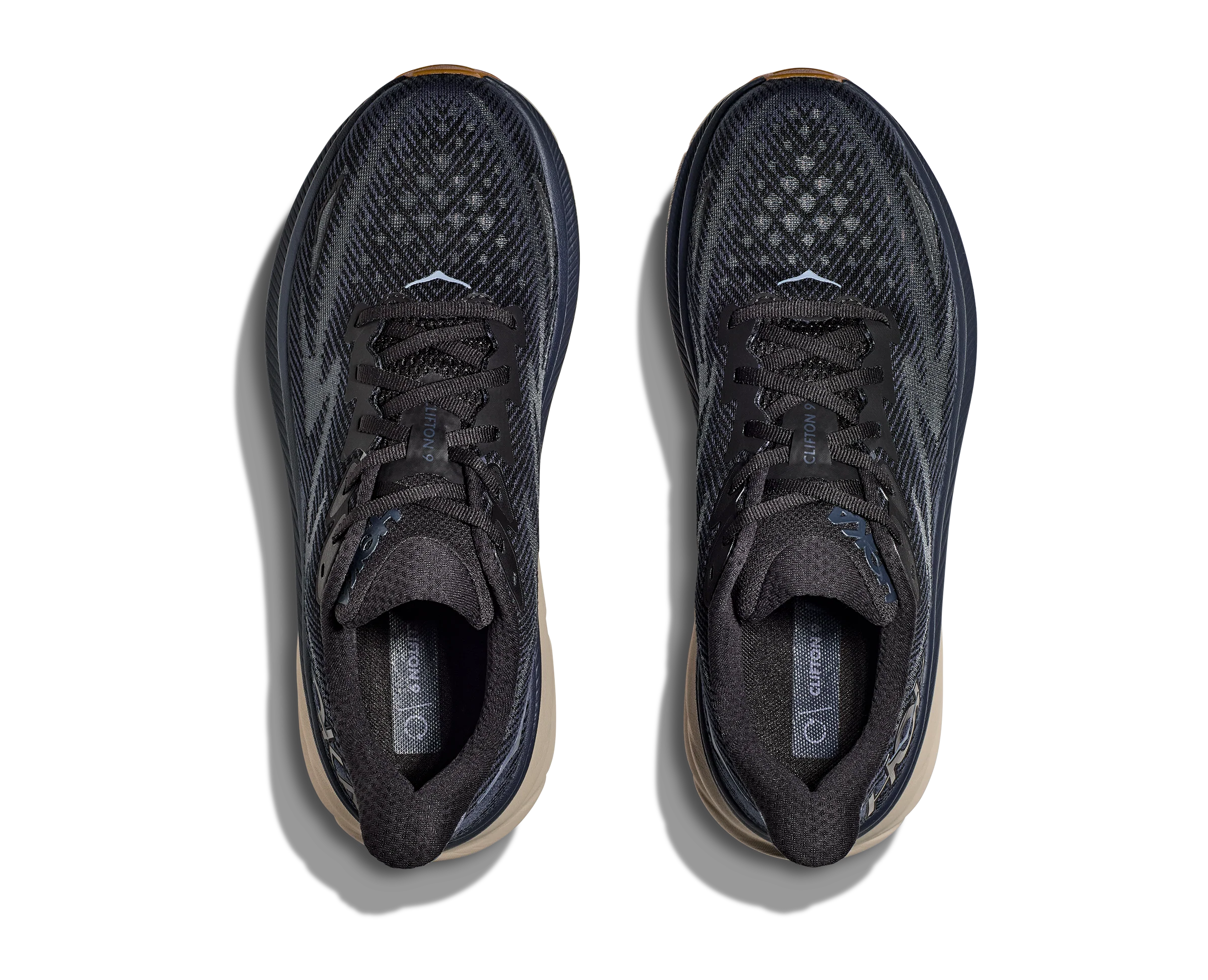Hoka M CLIFTON 9 Black / Varsity Navy (HOKA er litt liten – ta en størrelse opp.)
