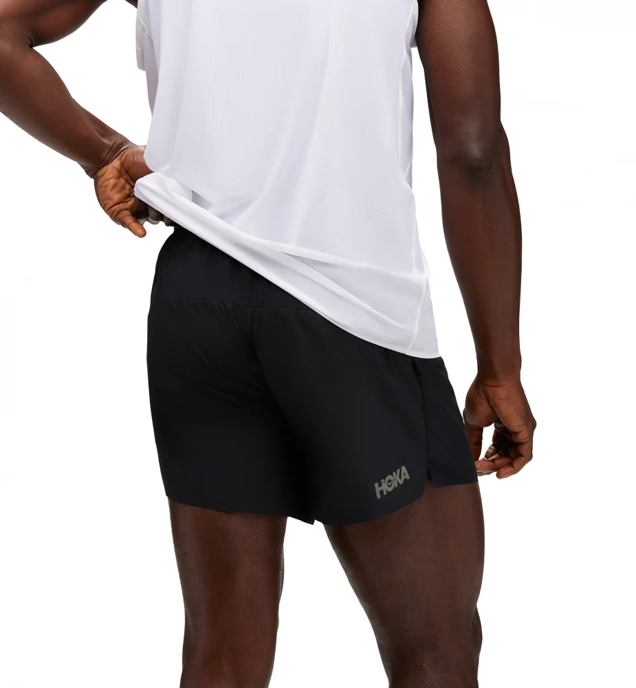 Hoka M GLIDE 5'' SHORT W/BRIEF Black (HOKA er litt liten – ta en størrelse opp.)