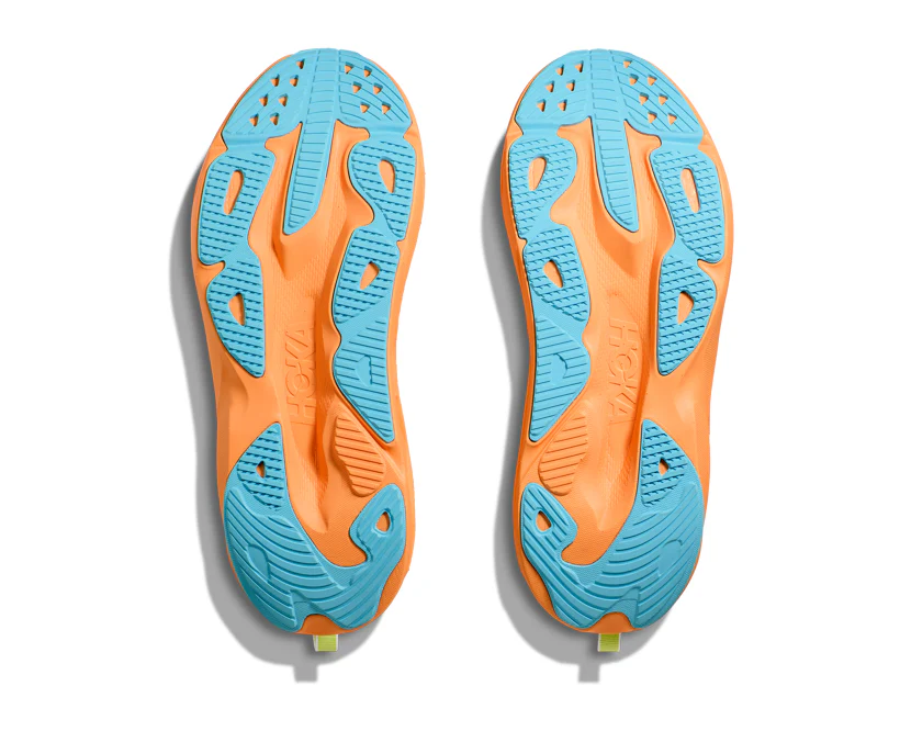 Hoka M SKYFLOW Frost / Solar Flare (HOKA er litt liten – ta en størrelse opp.)