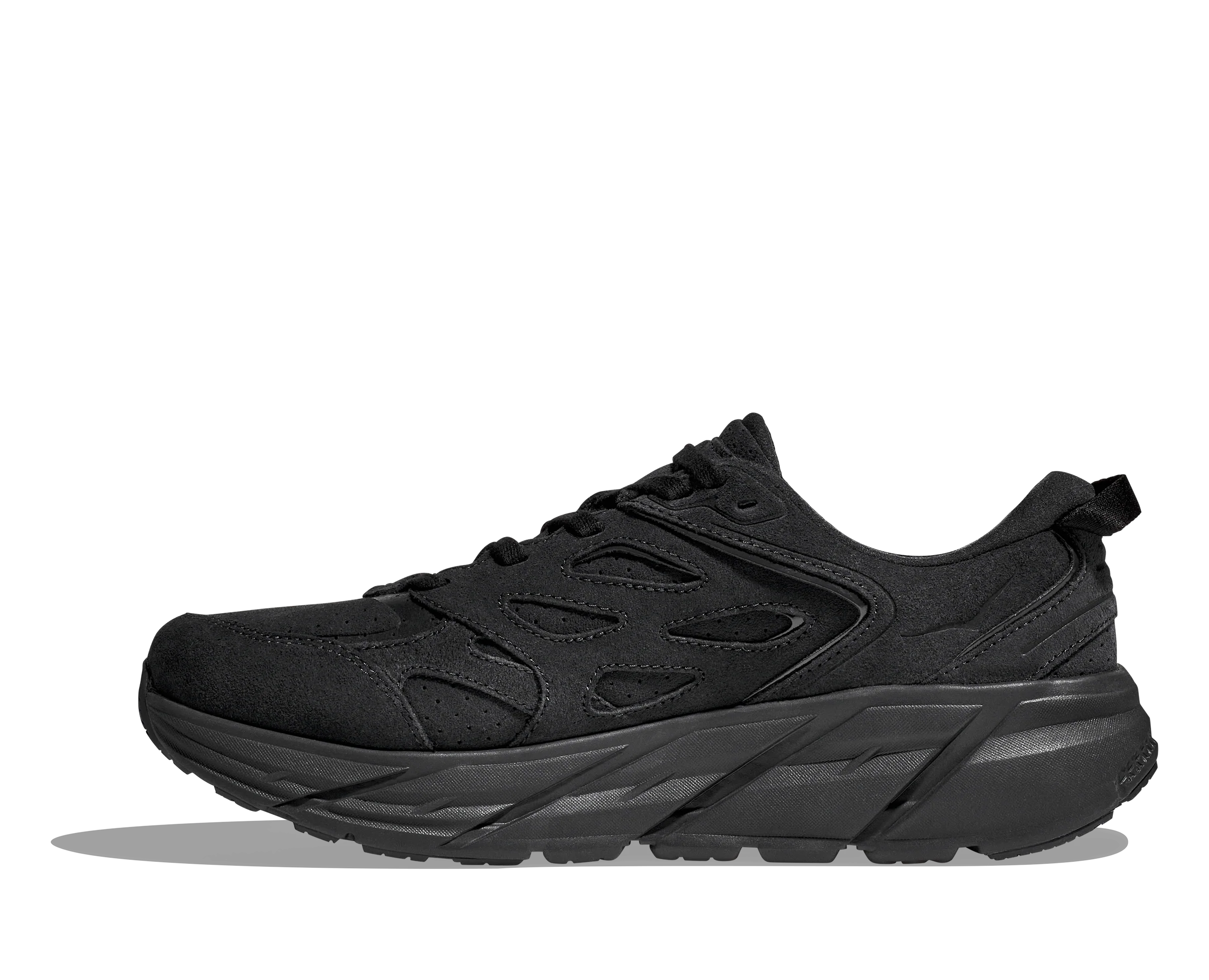 Hoka U CLIFTON L SUEDE Black / Black (HOKA er litt liten – ta en størrelse opp.)