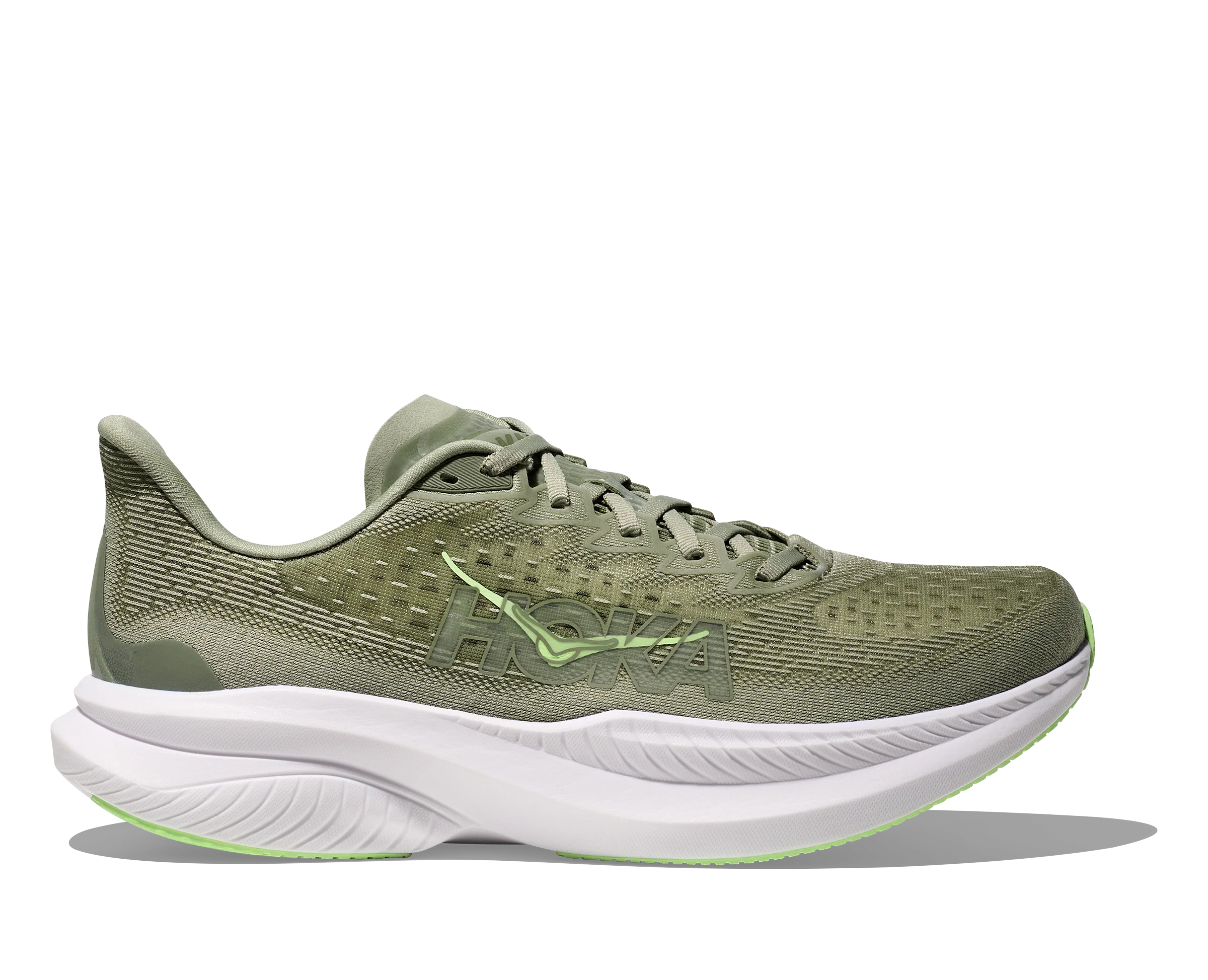 Hoka M MACH 6 Forest Lichen / Tart Apple (HOKA er litt liten – ta en størrelse opp.)