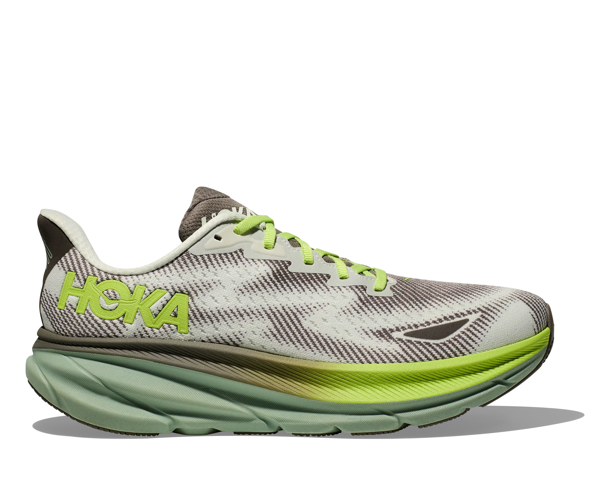 Hoka M CLIFTON 9 GTX Slate / Aloe Vera (HOKA er litt liten – ta en størrelse opp.)