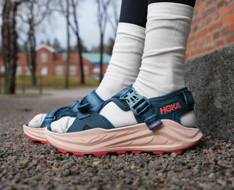 Hoka W INFINI HIKE TC Blue Twilight / Grapefruit (HOKA er litt liten – ta en størrelse opp.)