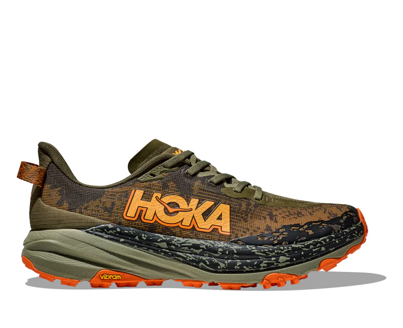 Hoka M SPEEDGOAT 6 WIDE Antique Olive / Squash (HOKA er litt liten – ta en størrelse opp.)