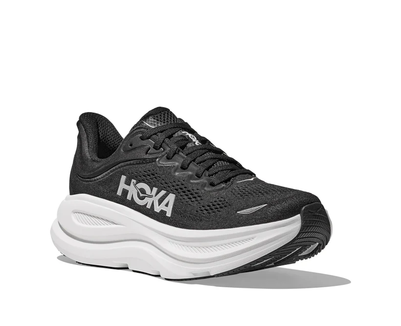 Hoka M BONDI 9 WIDE Black / White (HOKA er litt liten – ta en størrelse opp.)