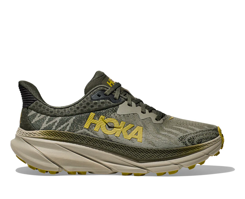 Hoka M CHALLENGER 7 Olive Haze / Forest Cover (HOKA er litt liten – ta en størrelse opp.)