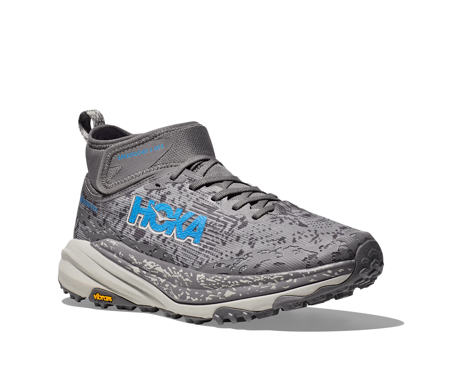 Hoka M SPEEDGOAT 6 MID GTX Satellite Grey / Stardust (HOKA er litt liten – ta en størrelse opp.)