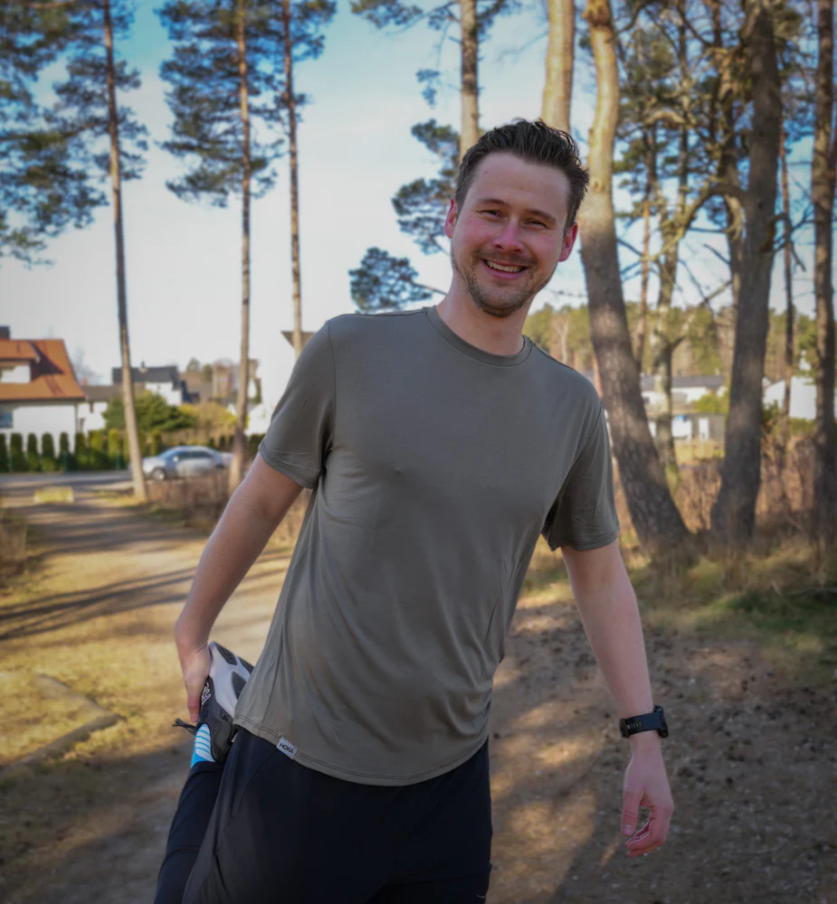 Hoka M HOKA ESSENTIAL TEE Slate (HOKA er litt liten – ta en størrelse opp.)