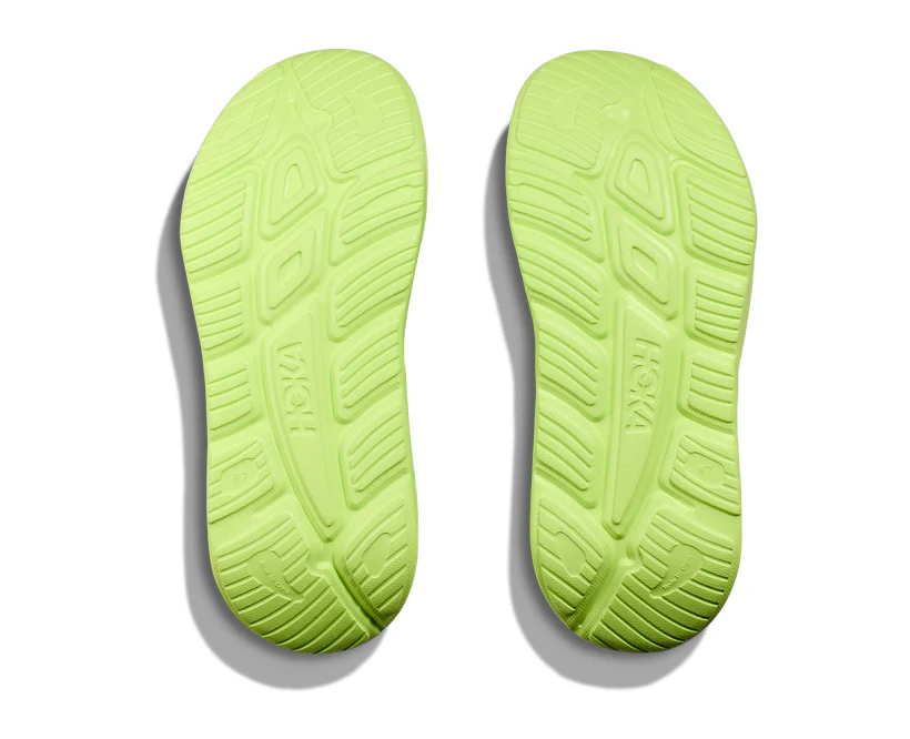 Hoka U ORA ATHLETIC SLIDE Lettuce / White (HOKA er litt liten – ta en størrelse opp.)