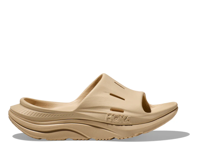 Hoka U ORA RECOVERY SLIDE 3 Shifting Sand / Shifting Sand (HOKA er litt liten – ta en størrelse opp.)