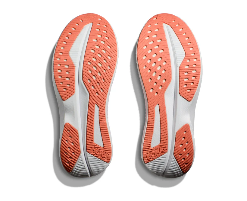 Hoka W MACH 6 LA Guava / White (HOKA er litt liten – ta en størrelse opp.)