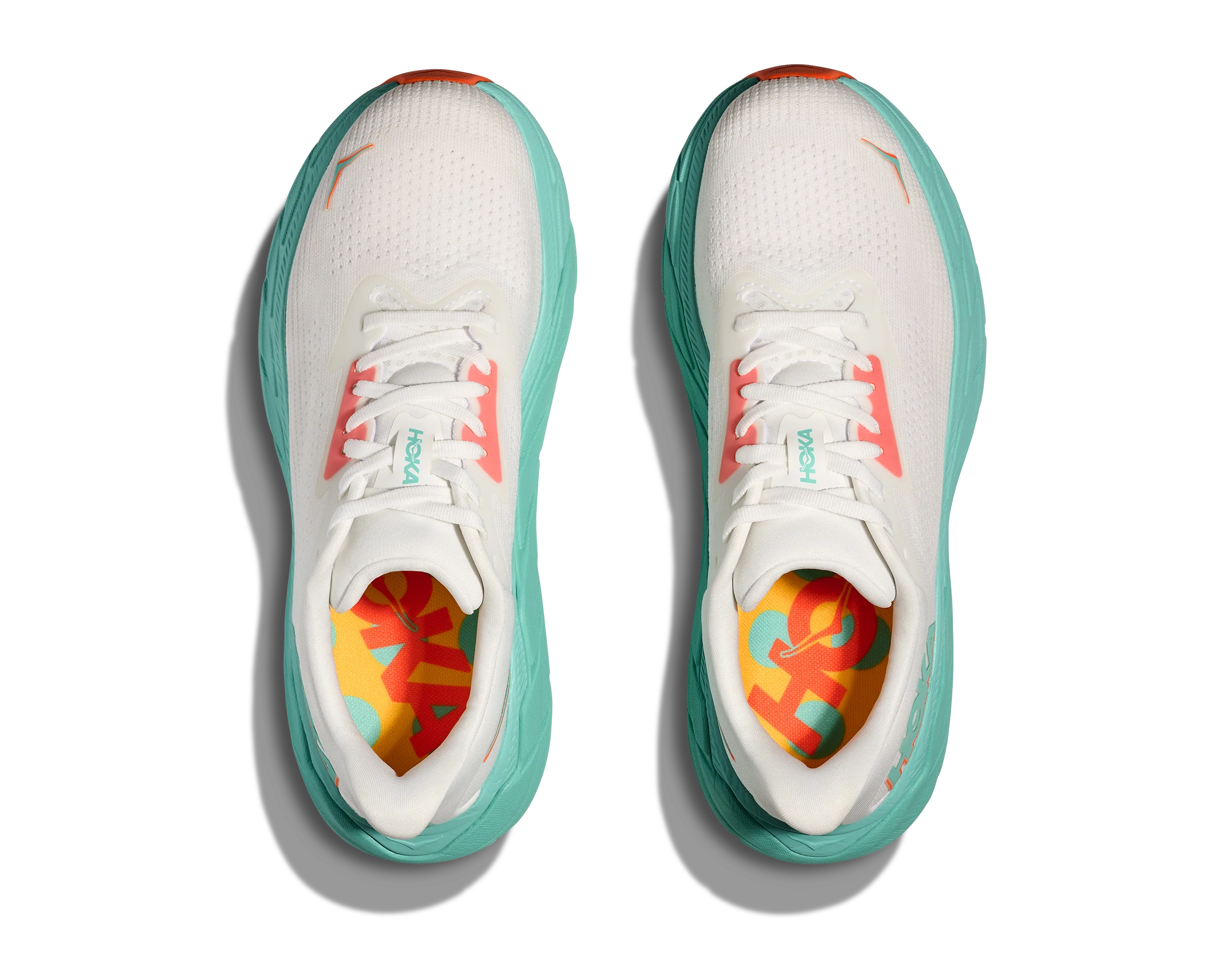 Hoka W ARAHI 7 Frost / Aqua Glow (HOKA er litt liten – ta en størrelse opp.)