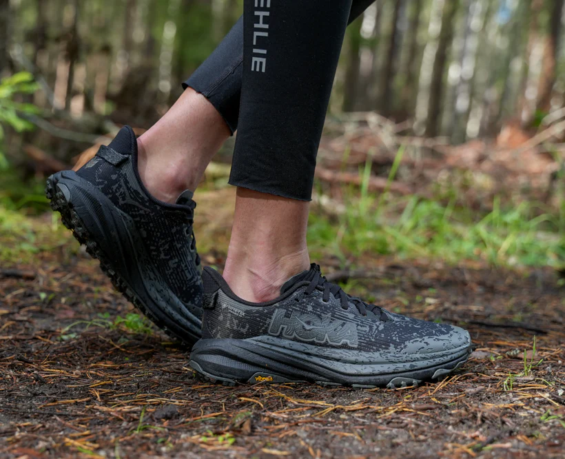 Hoka W SPEEDGOAT 6 GTX WIDE Black / Outer Orbit (HOKA er litt liten – ta en størrelse opp.)