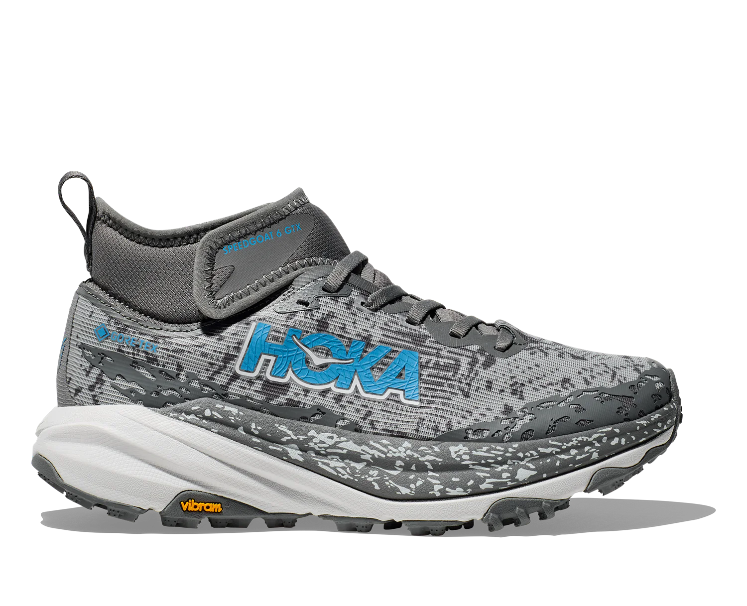 Hoka W SPEEDGOAT 6 MID GTX Asteroid / Cosmic Grey (HOKA er litt liten – ta en størrelse opp.)