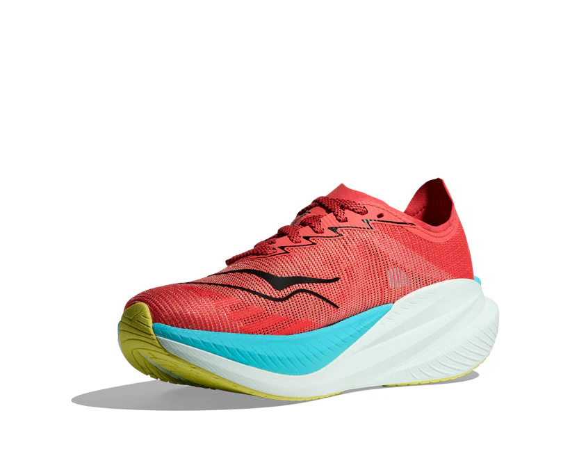 Hoka W MACH X 2 Grapefruit / Electric Coral (HOKA er litt liten – ta en størrelse opp.)