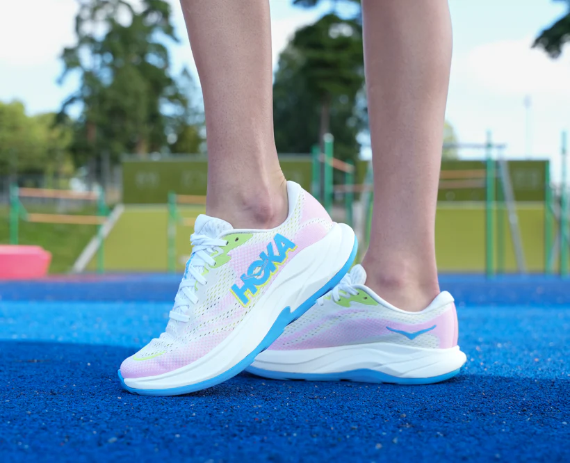 Hoka W RINCON 4 Frost / Pink Twilight (HOKA er litt liten – ta en størrelse opp.)