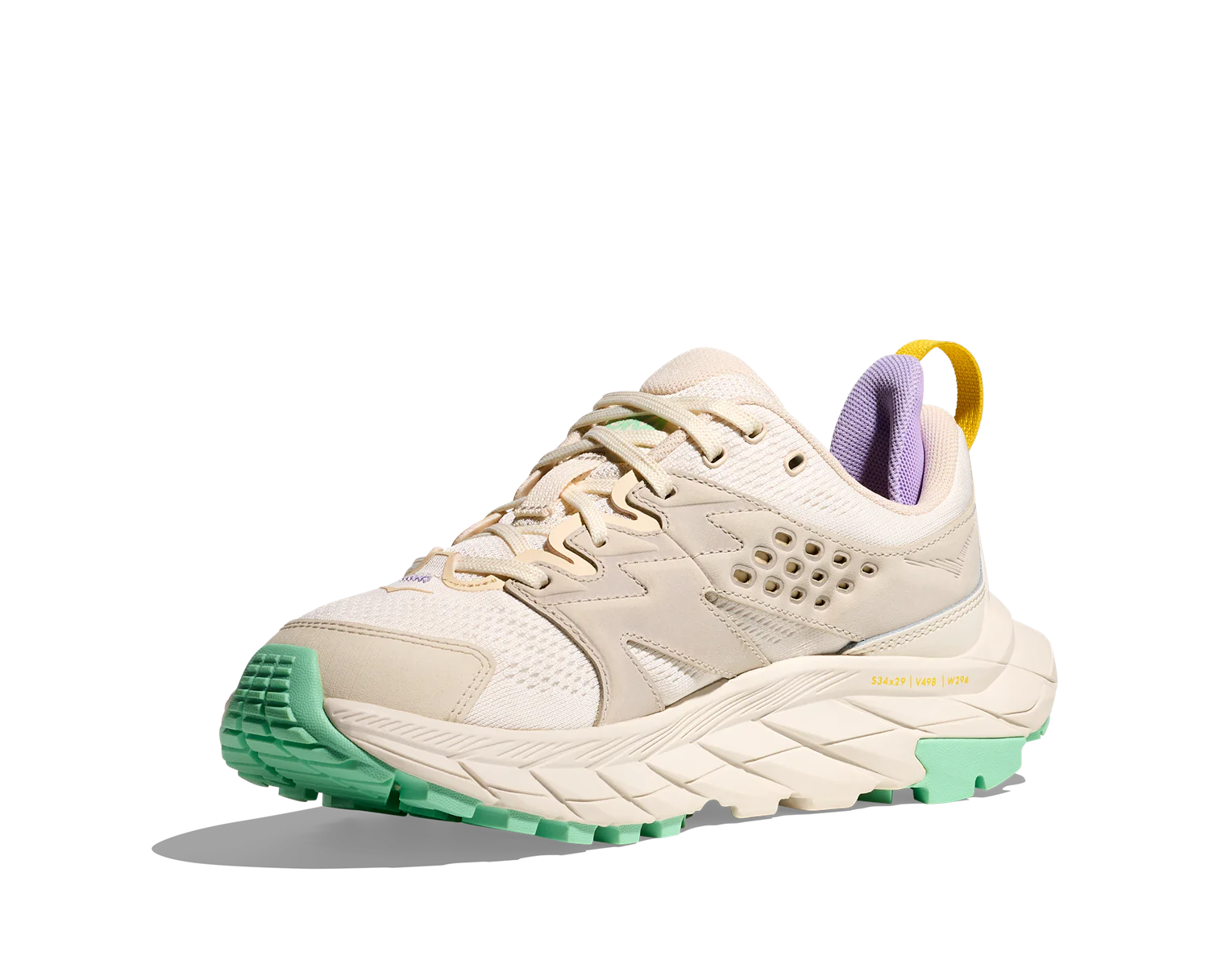 Hoka W ANACAPA BREEZE LOW Alabaster / Mint Fluorite (HOKA er litt liten – ta en størrelse opp.)