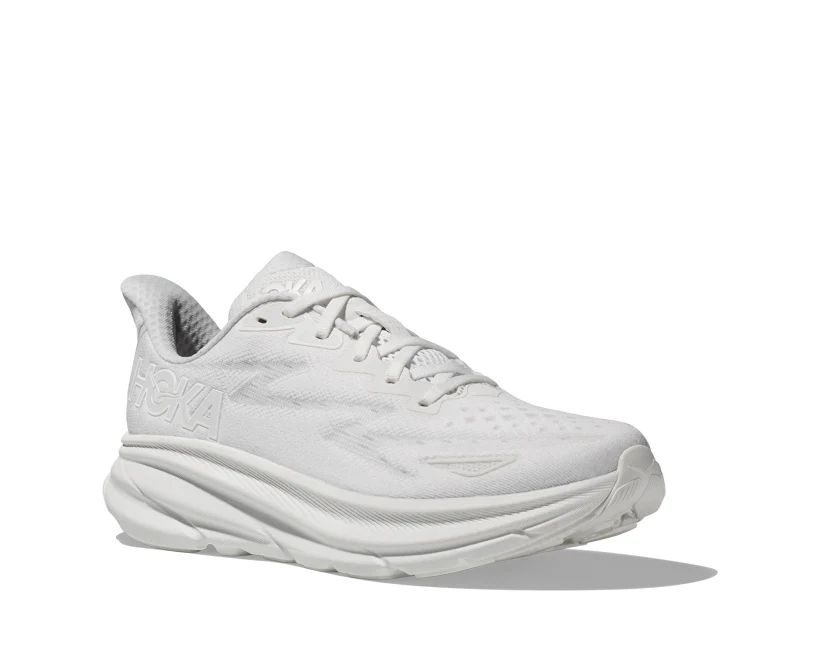 Hoka W CLIFTON 9 White / White (HOKA er litt liten – ta en størrelse opp.)