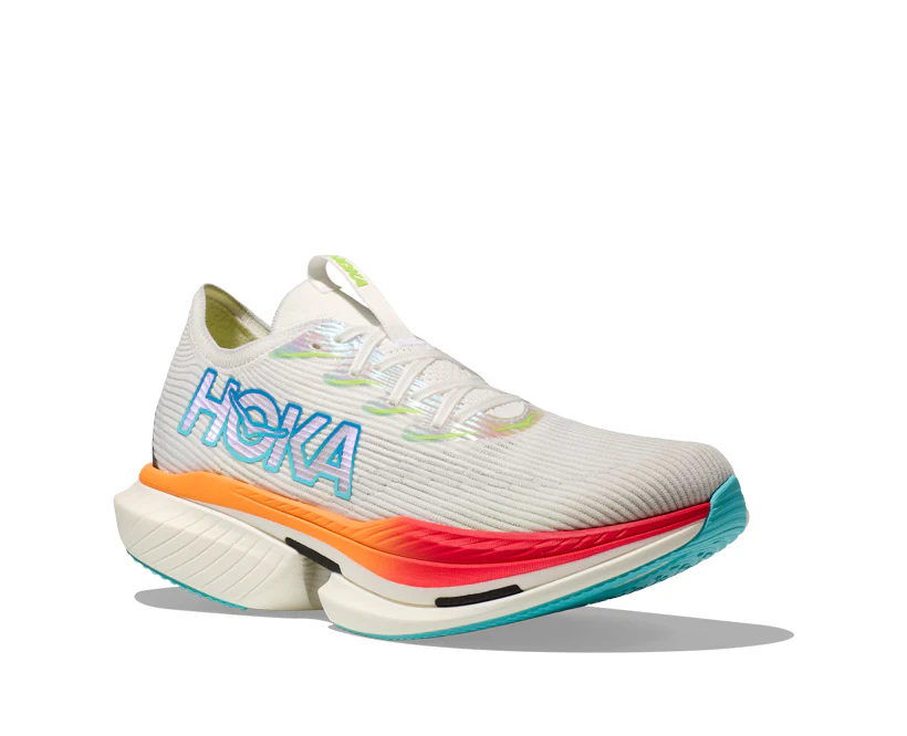 Hoka U CIELO X1 Frost / Cerise (HOKA er litt liten – ta en størrelse opp.)