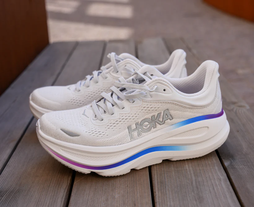 Hoka W BONDI 9 Cosmic Grey / White (HOKA er litt liten – ta en størrelse opp.)