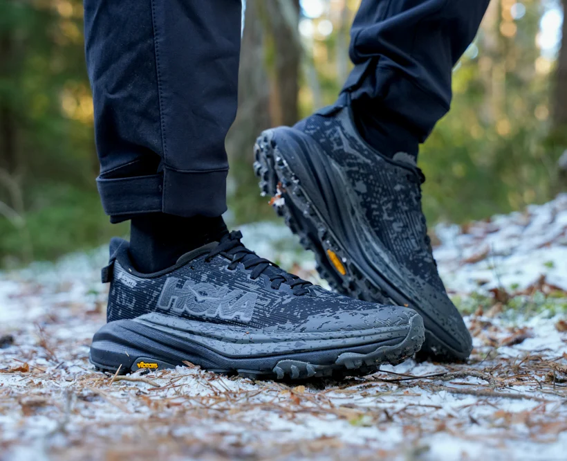 Hoka W SPEEDGOAT 6 GTX WIDE Black / Outer Orbit (HOKA er litt liten – ta en størrelse opp.)