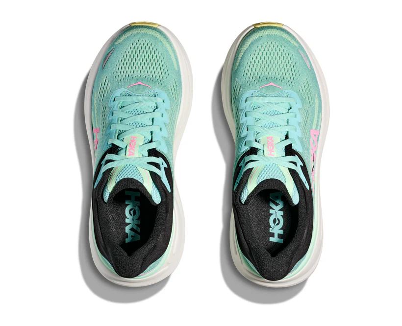 Hoka W BONDI 9 Blue Spark / Mint Fluorite (HOKA er litt liten – ta en størrelse opp.)