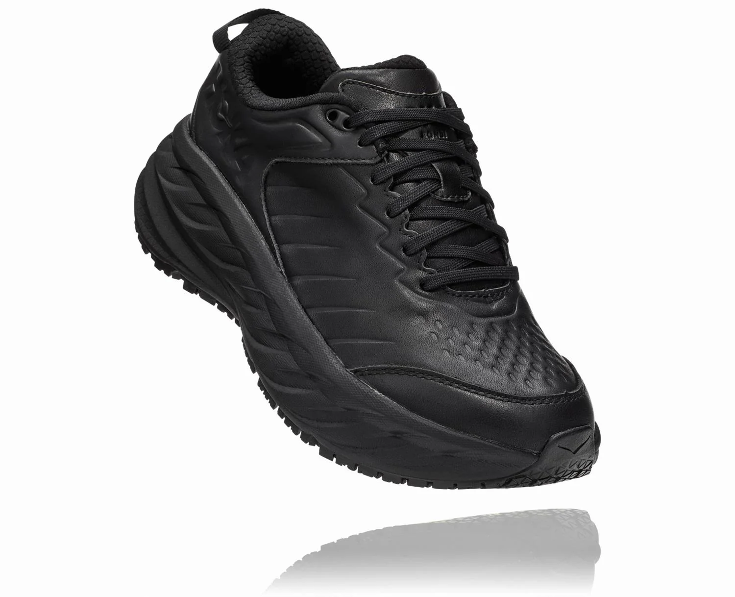 Hoka W BONDI SR Black  /  Black (HOKA er litt liten – ta en størrelse opp.)