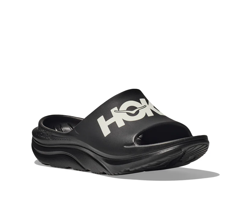 Hoka U ORA ATHLETIC SLIDE Black / White (HOKA er litt liten – ta en størrelse opp.)