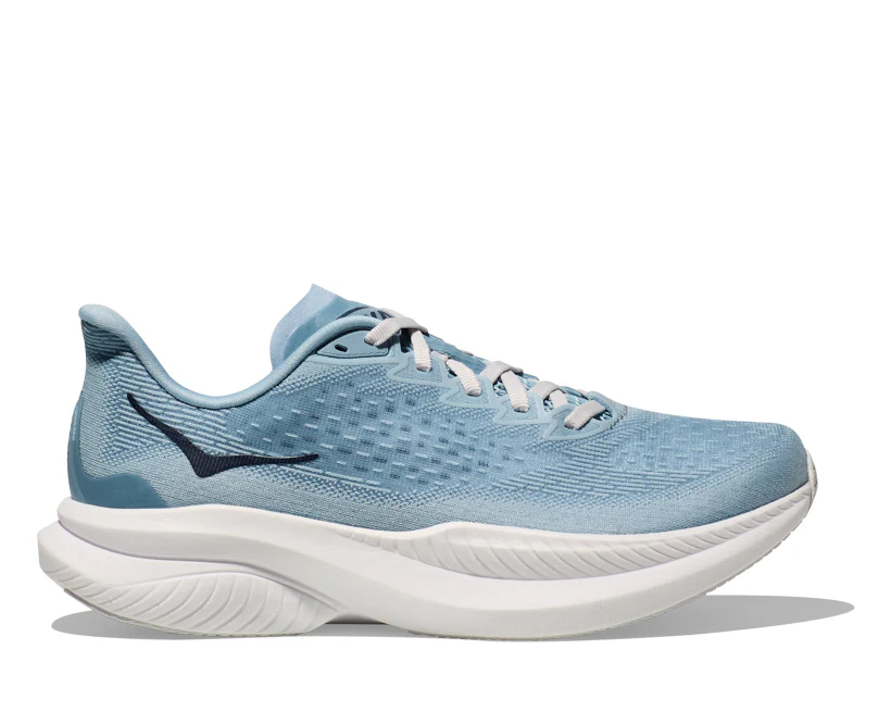 Hoka W MACH 6 LA Drizzle / White (HOKA er litt liten – ta en størrelse opp.)
