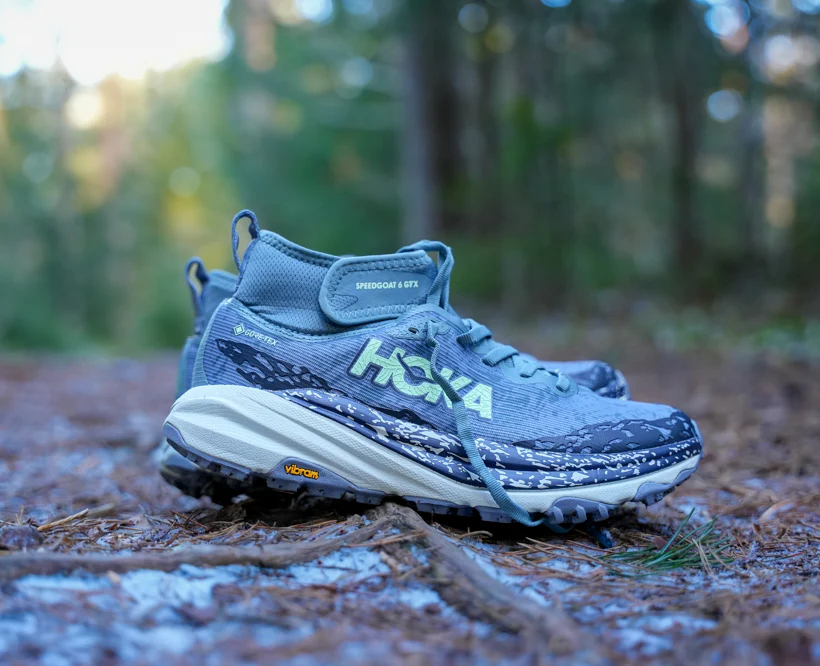 Hoka W SPEEDGOAT 6 MID GTX Mountain Fog / Droplet (HOKA er litt liten – ta en størrelse opp.)