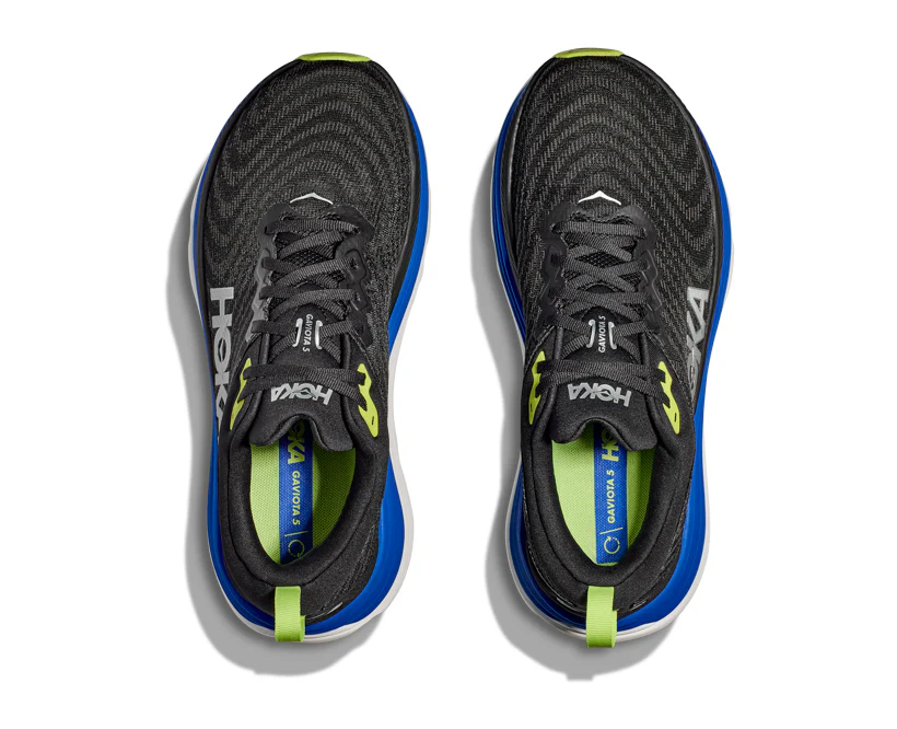 Hoka M GAVIOTA 5 Black / Electric Cobalt (HOKA er litt liten – ta en størrelse opp.)