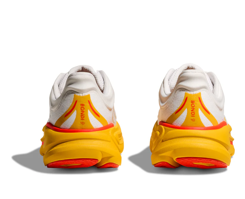 Hoka W BONDI 9 Frost / Sunflower (HOKA er litt liten – ta en størrelse opp.)