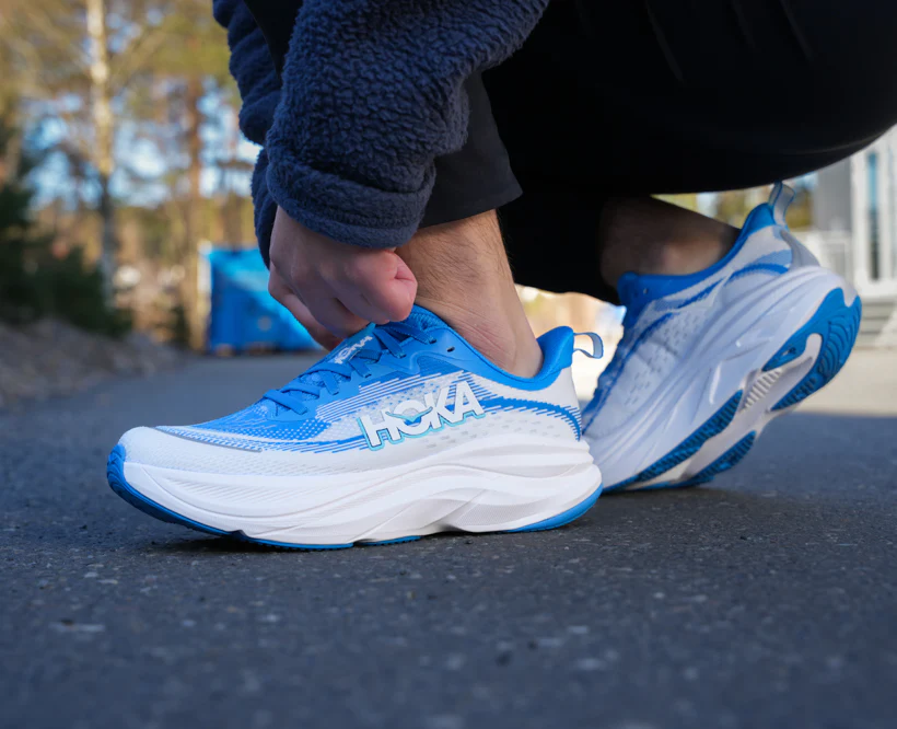 Hoka M SKYFLOW Hoka Blue / Frost (HOKA er litt liten – ta en størrelse opp.)