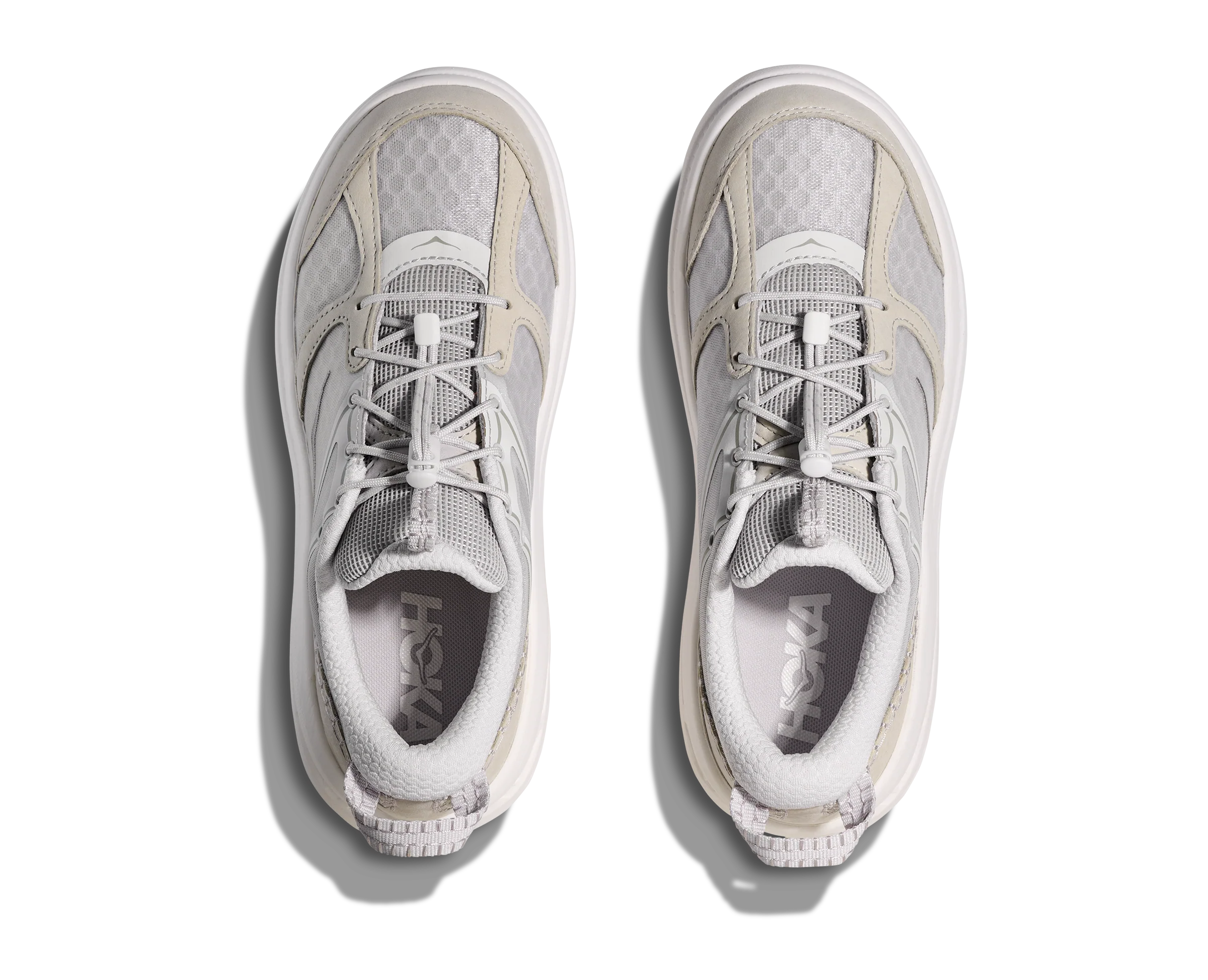 Hoka U BONDI B3 LS Cosmic Grey / White (HOKA er litt liten – ta en størrelse opp.)