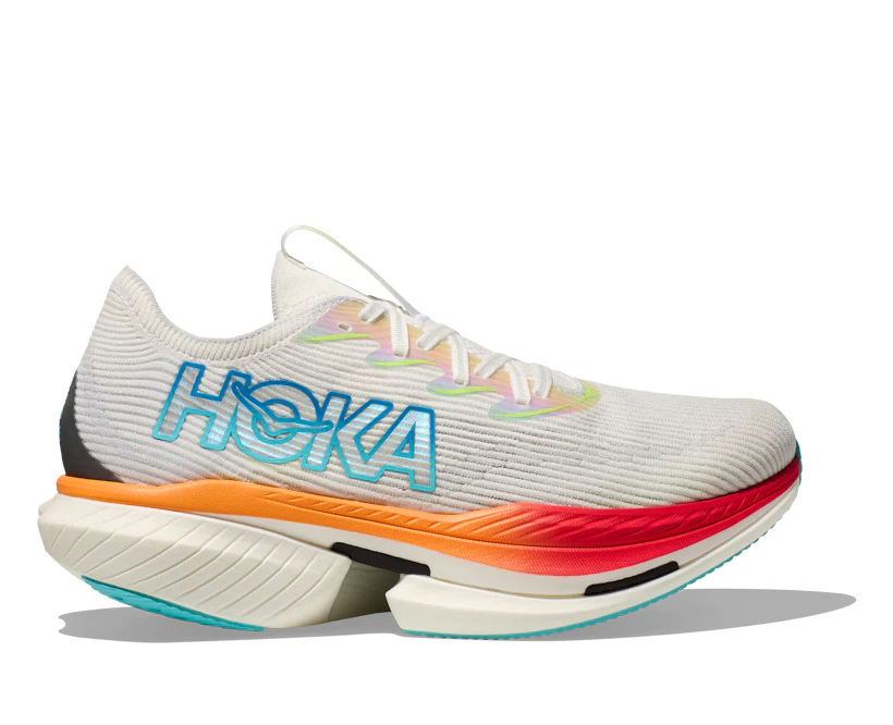 Hoka U CIELO X1 Frost / Cerise (HOKA er litt liten – ta en størrelse opp.)
