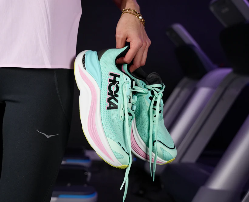 Hoka W SKYWARD X Mint Fluorite / Blue Spark (HOKA er litt liten – ta en størrelse opp.)