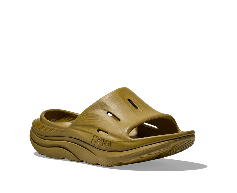 Hoka U ORA RECOVERY SLIDE 3 Green Moss / Green Moss (HOKA er litt liten – ta en størrelse opp.)
