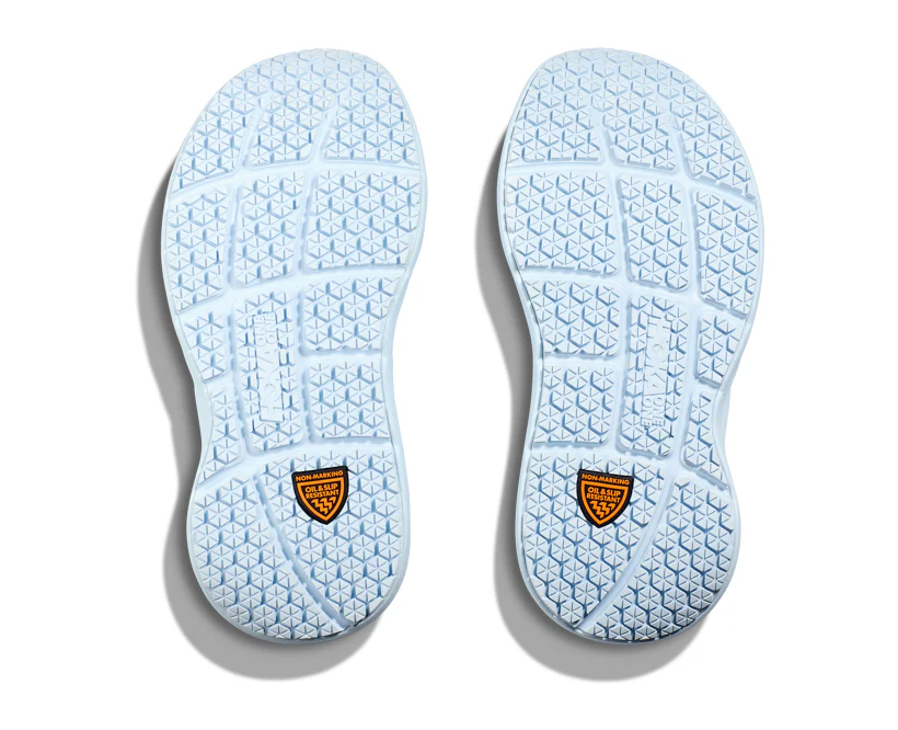 BONDI 8 Sharkskin/Harbor Mist (HOKA er litt liten – ta en størrelse opp.)