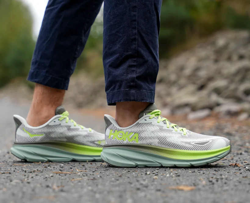 Hoka M CLIFTON 9 GTX Slate / Aloe Vera (HOKA er litt liten – ta en størrelse opp.)