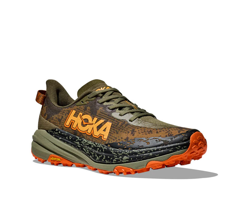 Hoka M SPEEDGOAT 6 WIDE Antique Olive / Squash (HOKA er litt liten – ta en størrelse opp.)